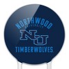 Northwood University Timberwolves Logo Acrylic Cake Topper Party Decoration for Wedding Anniversary Birthday Graduation - 3 of 4