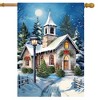Briarwood Lane Winter Christmas House Flag 40x28 For Outdoor Holy Night For Christmas House Flag - 2 of 4