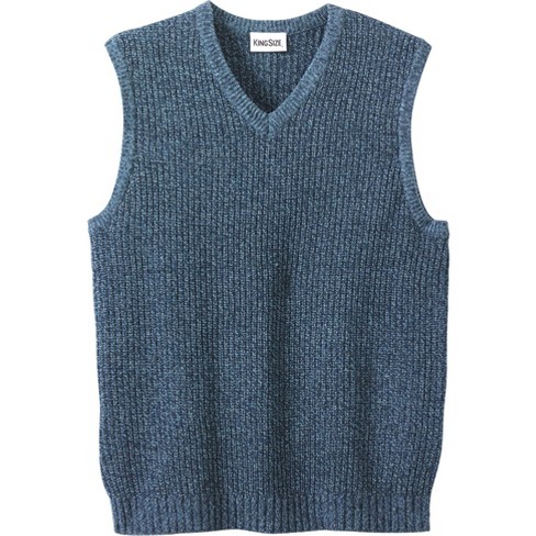 Kingsize Men's Big & Tall Shaker Knit V-neck Sweater Vest : Target