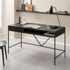 MH London Bilbao 22" Solid Wood and Metal  Base Writing Desk - 2 of 4