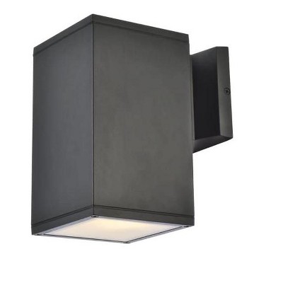 Elegant Lighting Raine Outdoor Wall in black