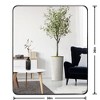 GlasFlength Decorative Wall Mirrors Vanity Mirrors, Rectangular Wall Mirror, Wall Decoration For Bathroom, Living Room, Black, 36"*30"*1.2" - 3 of 4