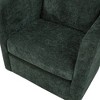 Swivel Ultra-Soft Performance Fabric Barrel Chair with Reversible Seat, Pocket Coil Cushion, and 360-Degree Swivel - 2 of 4