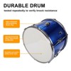 3-Piece Junior Drum Set for Kids Beginners, Kids Drum Kit with Full set of silent mats, Adjustable Throne, Cymbal, Pedal & Drumsticks - 4 of 4