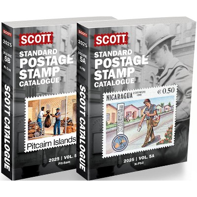 2025 Scott Stamp Postage Catalogue Volume 5: Cover Countries N-Sam (2 Copy Set) - (Scott Stamp Postage Catalogues) 181st Edition (Paperback)