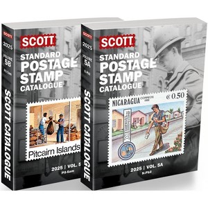 2025 Scott Stamp Postage Catalogue Volume 5: Cover Countries N-Sam (2 Copy Set) - (Scott Stamp Postage Catalogues) 181st Edition (Paperback) - 1 of 1