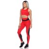 Women's Cut Out Back Mesh Sports Bra & Leggings Set - White Mark - 2 of 4