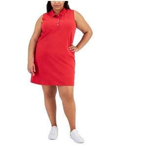 Tommy Hilfiger Womens Polo Mini Shirt Dress - 1 of 1