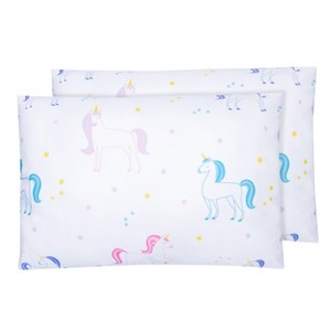 Wildkin Kids Microfiber Pillowcases for Boys & Girls- Toddler (2 pk) - 1 of 4
