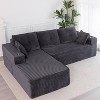 MAXYOYO 110" Modular Sectional Sofa Couch, with L-Shape Chaise, Modern Boneless Couch for Living Room, No Assembly Required - 2 of 4