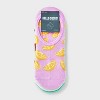 Women's Fruits 3pk Liner Socks - Pink/Ivory/Aqua 4-10: Midweight Knit, Hidden Gel Heel Grip - 2 of 3