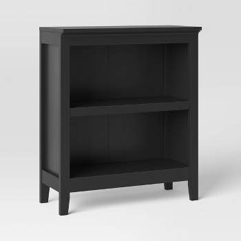 Carson 36" 2 Shelf Bookcase Black - Threshold™