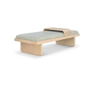 Meridian Furniture,Arlington Chenille Fabric Bench - 1 of 4