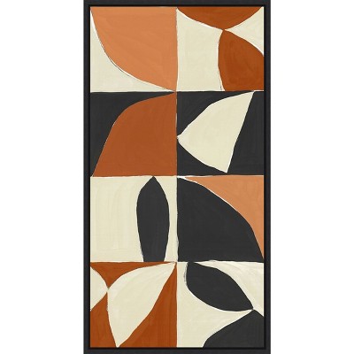 Amanti Art Mayan Pattern I by Isabelle Z Canvas Wall Art Print Framed 14 x 27-in.