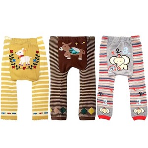 Wrapables Baby and Toddler Animal Leggings (Set of 3), 6 to 12 months, Petting Zoo - 1 of 4