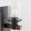 Quorum Lighting Alpine 1 - Light Sconce in  Textured Black Walnut - 2 of 3