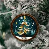 Elegant Christmas Tree Ornaments 2025, Holiday Ornaments with Star and Snowflake Design - 4 of 4