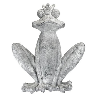 Design Toscano Big Olde Bullfrog King Garden Statue - Gray