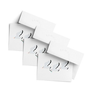 Winter/Holiday Greeting Card Pack Sets (3 ct) Peace Seagulls by Ramus & Co - 1 of 4