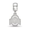 Black Bow Jewelry Sterling Silver Ohio State Buckeyes NCAA Bead Charm - 2 of 4