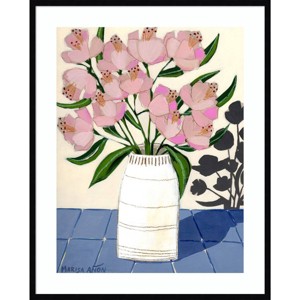 33" x 41" Spring Florals V by Marisa Anon Wood Framed Wall Art Print - Amanti Art: Giclee Lithograph, Botanical Decor - 1 of 4