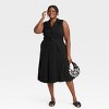 Women's Tie-Waist Midi Shirtdress - A New Day™ - 3 of 3