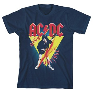 ACDC High Voltage Youth Boy's Navy T-Shirt - 1 of 2