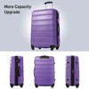 Aukfa 3-piece Lightweight Hardshell Expandable Luggage set With TSA Lock, Available In 20" 24" 28"，Multicolor - 3 of 4