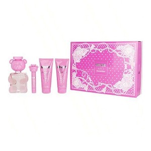 Moschino Toy 2 Bubble Gum by Moschino for Women - 4 Pc Gift Set 3.4oz EDT Spray, 0.3oz EDT Spray, 3.4oz Body Lotion, 3.4oz Bath and Shower Gel - 1 of 1