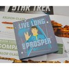 Silver Buffalo Star Trek Spock "Live Long and Prosper" Wooden Box Sign | 6 x 6 Inches - 3 of 4