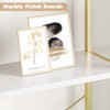 Arched Bookshelf, 5-Tier Open Bookshelf, Modern Bookcase Storage Shelves with Metal Frame - 3 of 4