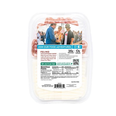 Creminelli Sliced Felino & Manchego - 2.2oz