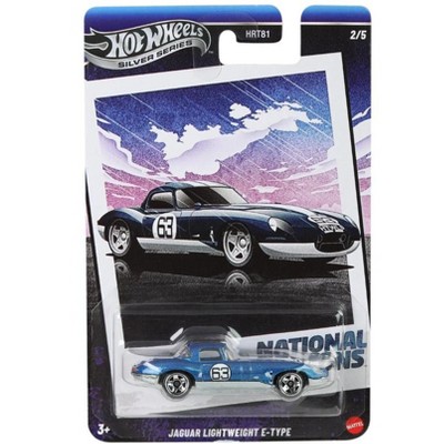 Hot Wheels Jaguar Lightweight E-Type National Icons Silver Series