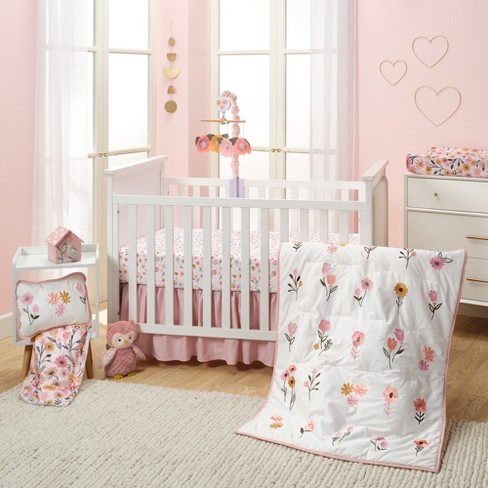 Target baby girl crib bedding sale