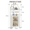 Corner Bar Cabinet, 61" Tall Farmhouse Wine Cabinet with Detachable Wine Rack, 5-Tier Industrial Wine Cabinet with Glass Holder & Adjustable Shelves - 2 of 4
