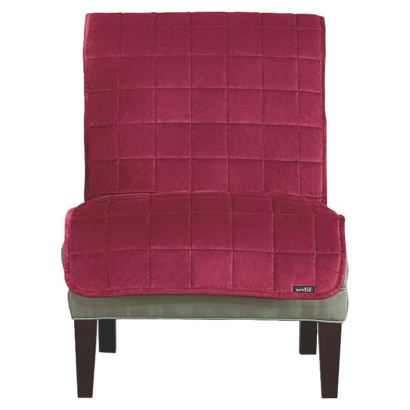 Antimicrobial Quilted Armless Chair Furniture Protector - Sure Fit, 1 of 5