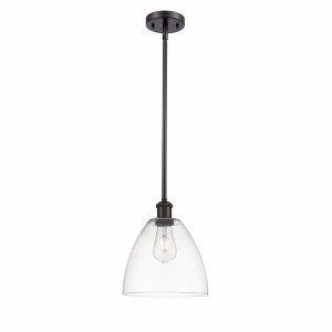 Bristol Glass - 1 Light Mini Pendant In Industrial Style-11.25 Inches Tall and 9 Inches Wide - 1 of 1