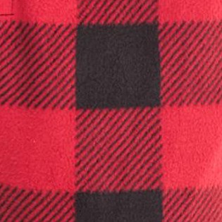 buffalo plaid enlarged red black