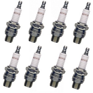 Champion 8 Pack of Genuine OEM (827S) Spark Plugs - L76V-8PK - 1 of 3