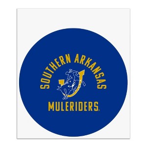 Southern Arkansas University Muleriders Logo Automotive Car Window Locker Circle Bumper Sticker - 1 of 4