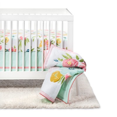 crib bumper and skirt set