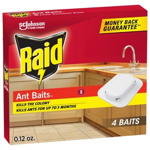Raid Ant Baits and Indoor Ant Baits - 0.12oz/4ct - 1 of 4