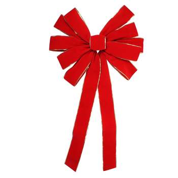 24 Giant Red Car Bow for Gifts and Christmas Decorations