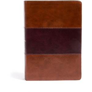 KJV Super Giant Print Reference Bible, Charcoal Leathertouch, Indexed - Large Print by  Holman Bible Publishers (Leather Bound) - 1 of 1