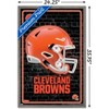 Trends International NFL Cleveland Browns - Neon Helmet 24 Framed Wall Poster Prints - 3 of 4