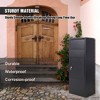 Package Delivery Boxes Extra Large Parcel Mailbox Anti-Theft Baffle Wall Mounted Lockable Parcel Mailbox For Porch Curbside 10.5" x 15.5" x 41.30" - 2 of 4