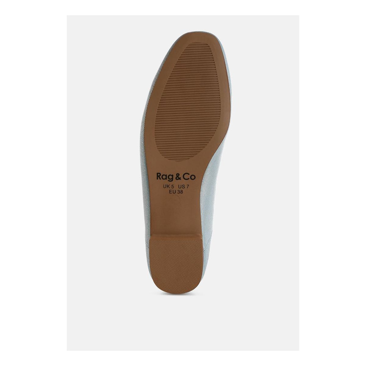 Обувь Rag & Co Womens Agshin Metallic Ballet Flats 7 — фото 5
