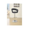 Coaster,Barraza 29" Adjustable Height Bar Stool Grey and Chrome - 2 of 4