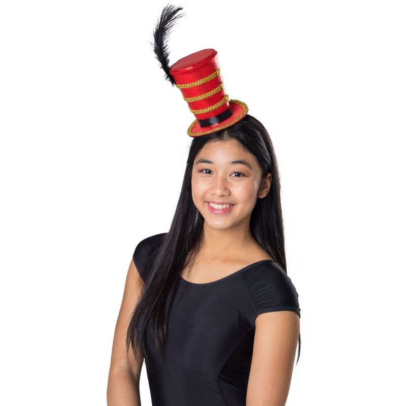 Dress Up America Ringmaster Hat for Girls - Showman Headband Hat - Circus Costume Accessory, 2 of 3