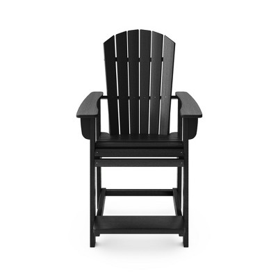 NicBex Outdoor Dining Chair,American Traditional Patio Dining Chairs with Weather Resistant Frame,30 inch Chairs Suitable for Patio,Garden,Black